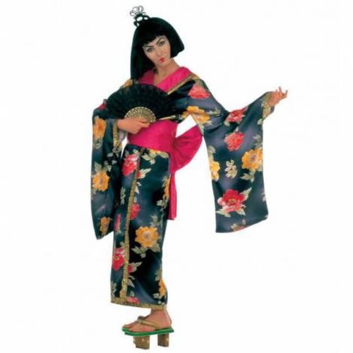 Costum geisha din satin