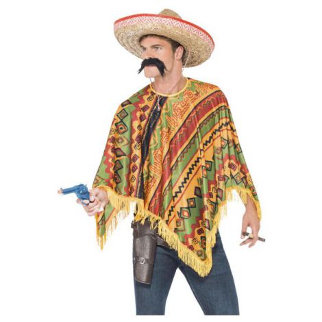 Costum mexican poncho adult