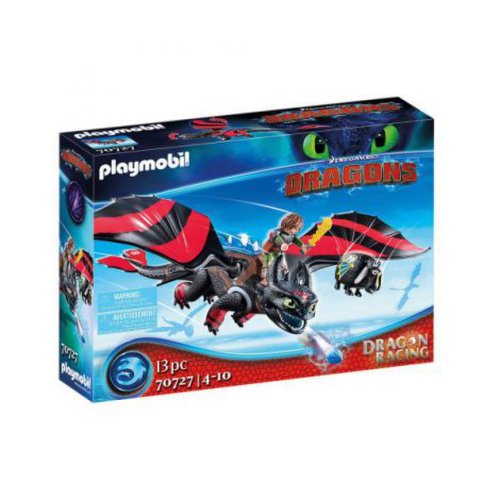 Dragons cursa dragonilor: hiccup si toothless pm70727 playmobil