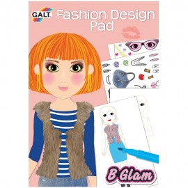 Galt Girl club - carticica de colorat pentru fetite- fashion design pad