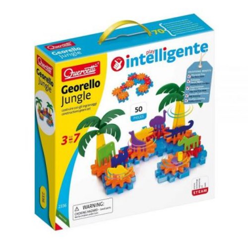 Joc de construcție georello jungle, 3-7 ani, quercetti q02336