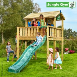 Spatiu de joaca playhouse platform xl tobogan 3 m - junglegym