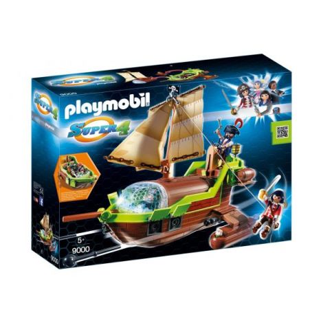 Playmobil Super 4 - barca piratului cameleon