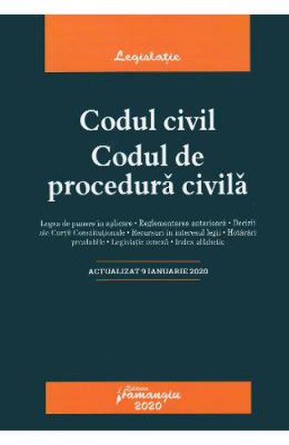 Codul civil. codul de procedura civila. act. 9 ianuarie 2020