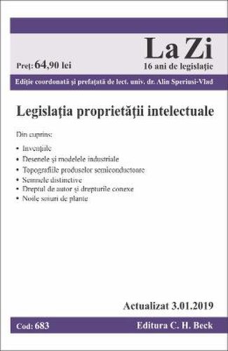 Legislatia proprietatii intelectuale act. 3.01.2019