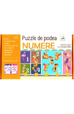 Puzzle de podea: numere