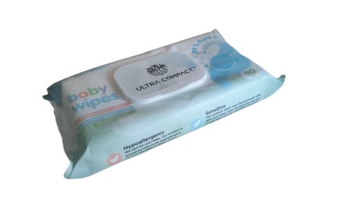 Servetele umede pentru bebelusi, ultra compact baby pure water, 50 buc/set