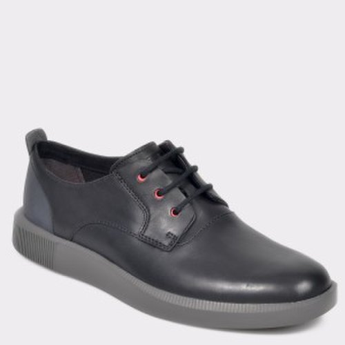 Pantofi camper negri, k100356, din piele naturala