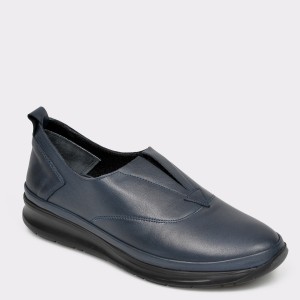Pantofi flavia passini bleumarin, rs5512, din piele naturala