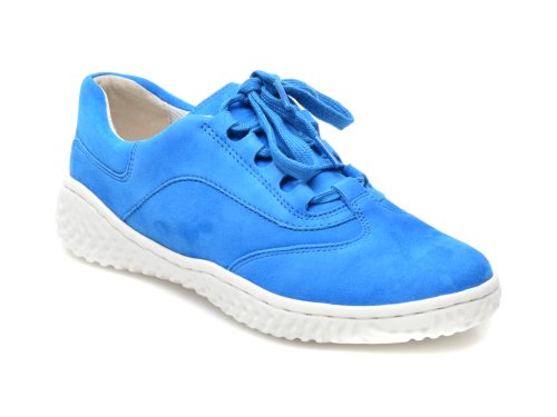 Pantofi gabor albastri, 43380, din piele intoarsa