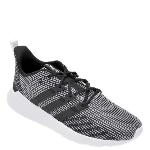 Pantofi sport adidas alb-negru, questar flow, din material textil