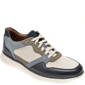 Pantofi sport clarks bleumarin, un globe run, din material textil si piele naturala