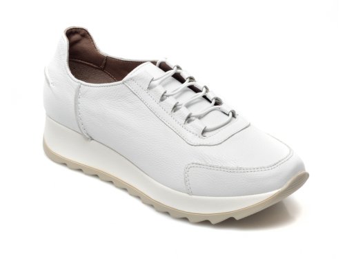 Pantofi sport flavia passini albi, 6103, din piele naturala