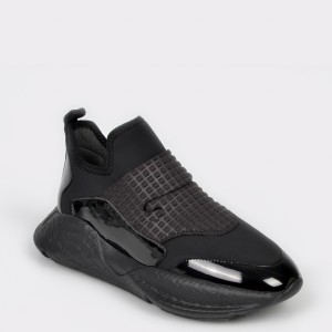 Pantofi sport gryxx negri, cobra3, din piele ecologica