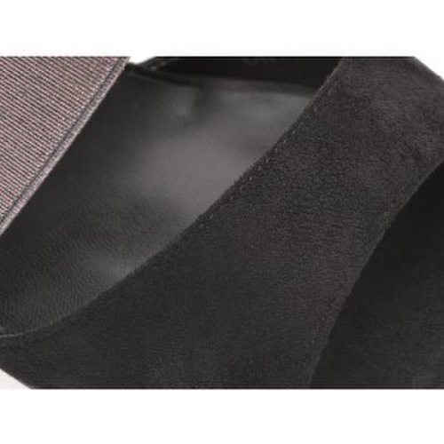 Sandale flavia passini negre, c454k10, din piele ecologica si material textil