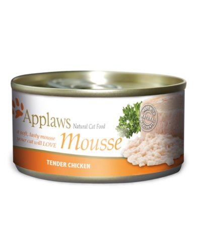 Applaws cat mousse hrana umeda pentru pisici, cu pui 70 g x 12 (10+2 gratis)