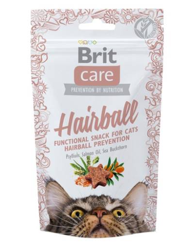 Brit care cat snack hairball 50 g