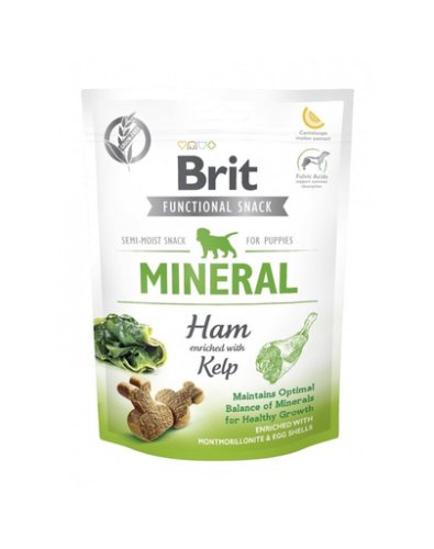 Brit care dog functional snack mineral ham puppy 150 g