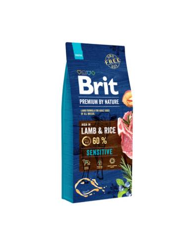Brit premium by nature sensitive lamb 15 kg