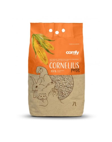 Comfy cornelius substrat universal de porumb pentru custi si voliere 7l petit natural