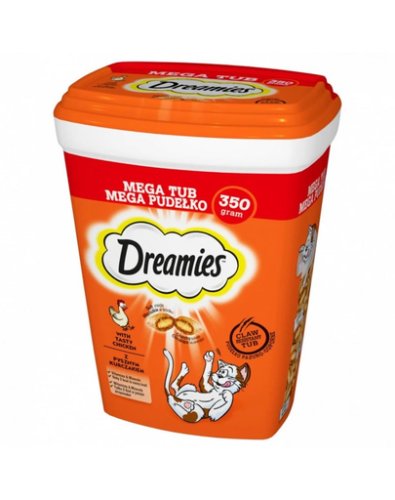 Dreamies mega box 2x350g recompense pentru pisici cu pui delicios