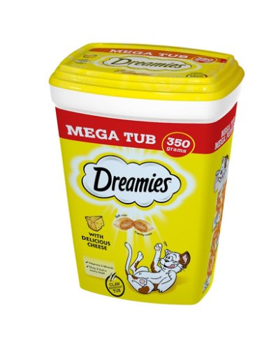 Dreamies mega box 2x350g recompense pisici, cu branza delicioasa