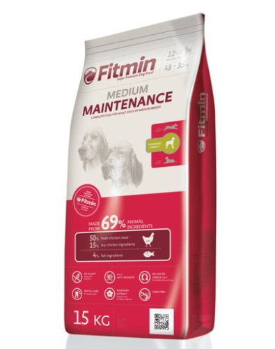 Fitmin medium maintenance hrana uscata pentru cainii adulti de talie medie 30 kg (2 x 15 kg)