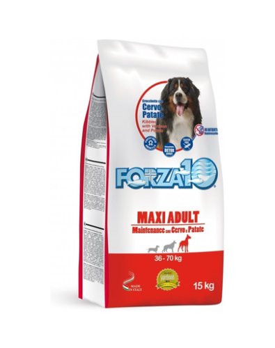 Forza 10 Forza10 maxi maintenance hrana uscata caini adulti de rase mari, cu cerb si cartofi 15 kg