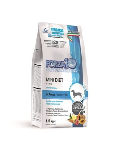 Forza 10 Forza10 mini diet hrana uscata hipoalergenica pentru caini adulti de talie mica, cu peste 1,5 kg