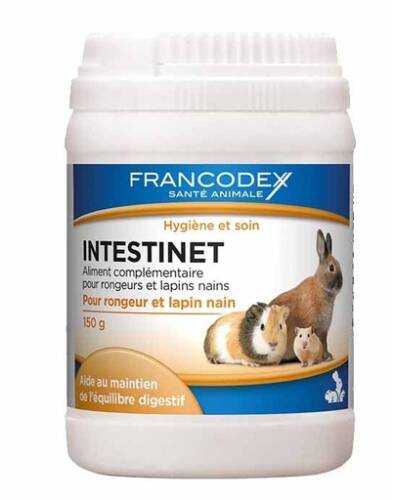 Francodex intestinet reglează activitatea intestinelor rozătoarelor 150 gr