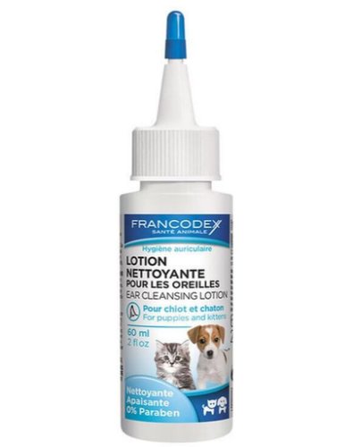 Francodex lichid pentru curățarea ochilor pentru pisoi și cățeluși 60 ml
