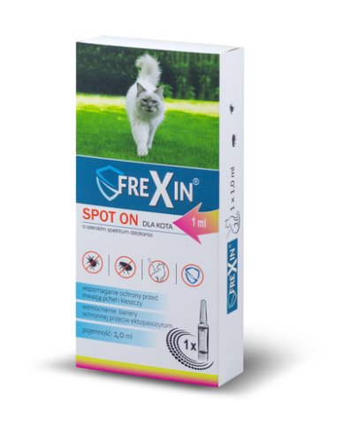 Frexin spot on picaturi impotriva ectoparazitilor pentru pisici, 1 ml