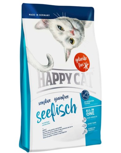 Happy cat sensitive grainfree pește sea 1,4 kg