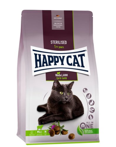 Happy cat sterilised hrana uscata pentru pisici sterilizate, miel 10 kg