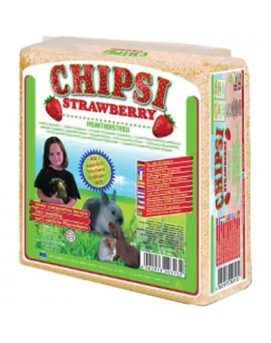 Jrs chipsi strawberry rumegus pentru animale de companie, cu miros de capsuni 15l(1 kg)