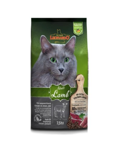 Leonardo adult lamb   rice hrana uscata pisici adulte, cu miel si orez 7,5 kg