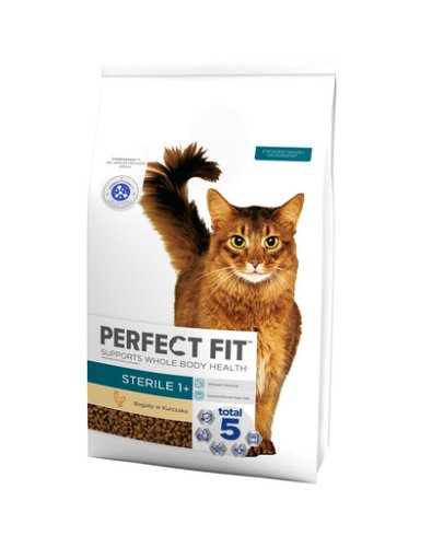 Perfect fit sterile 1+ bogata hrana uscata pisici sterilizate, cu pui 7 kg