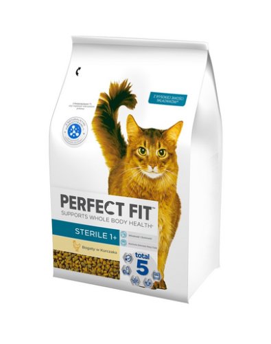 Perfect fit sterile 1+ hrana pisica sterilizata, cu pui 3x2,8 kg