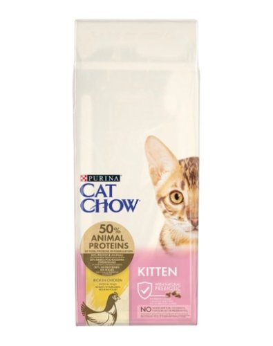 Purina cat chow kitten hrana uscata pentru pisoi si pisici gestante sau care alapteaza 15 kg