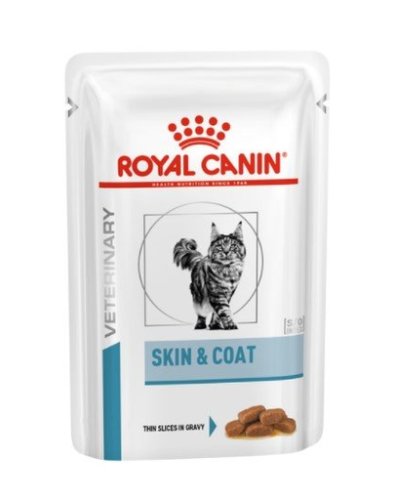 Royal canin cat skin coat 48 x 85 g hrana umeda dietetica pentru pisici adulte cu piele sensibila