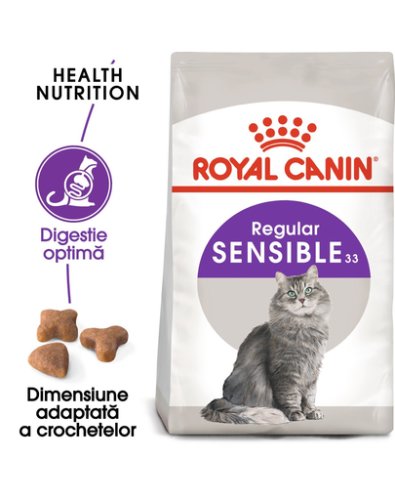Royal canin sensible hrană uscată pisică 10 kg