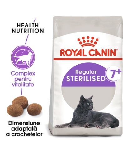 Royal canin sterilised 7+ hrană uscată pisică 10 kg