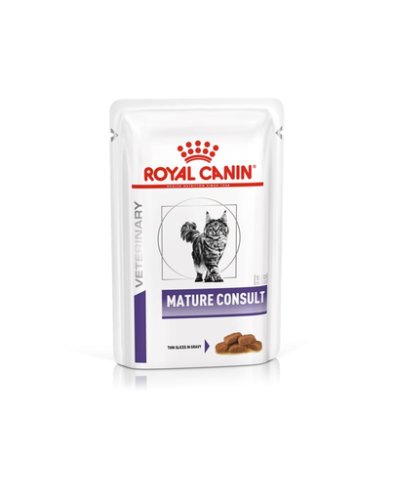 Royal canin vhn cat mature consult 48x85g hrana umeda dietetica pentru pisici cu varsta peste 7 ani