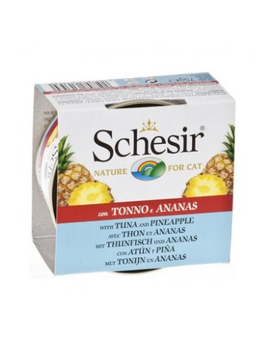 Schesir hrană umedă pentru pisici, cu ton și ananas 75 g