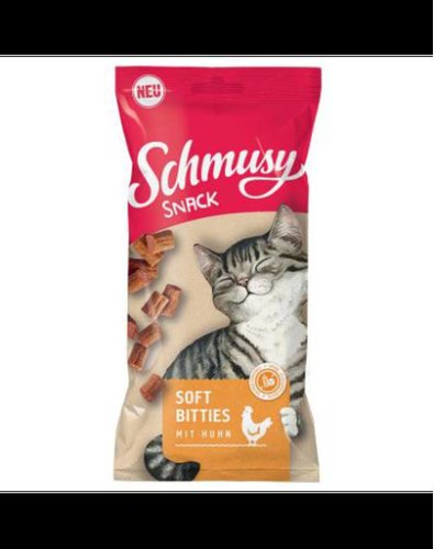Schmusy snack soft bitites recompense cu rata, pentru pisici 32x60 g