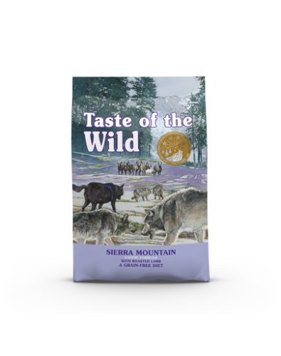 Taste of the wild sierra mountain hrana uscata caini adulti, cu miel 24,4 kg (2 x 12,2 kg)
