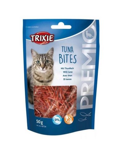 Trixie recompense pentru pisici, fasii de ton si pui 50 g