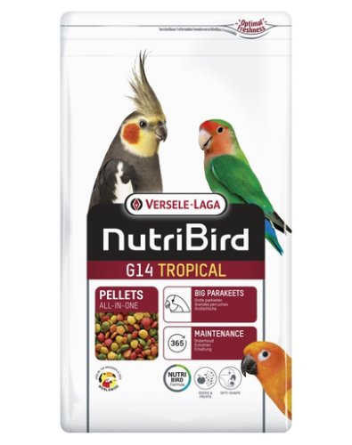 Versele-laga nutribird g14 tropical hrana de baza pentru papagali de talie mare 1 kg