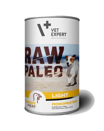 Vetexpert raw paleo adult light curcan 400 g
