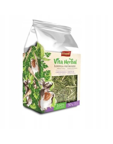 Vitapol vita herbal 50 g hrana complementara iepuri si rozatoare, cu tulpina de patrunjel